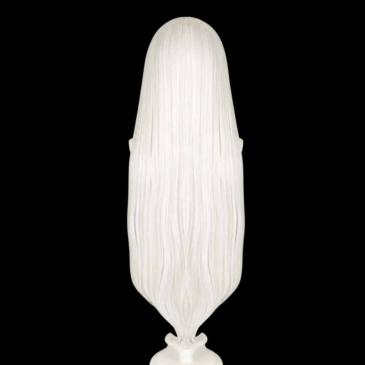 95cm Long Silver White  Re: Life in a Different World from Zero Emilia Heat Resistant Hair Cosplay Costume Wig