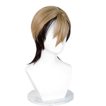 Zanka Nijiku Anime Cosplay Wig 42cm Short Mixed Color