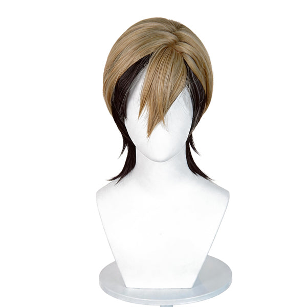 Zanka Nijiku Anime Cosplay Wig 42cm Short Mixed Color